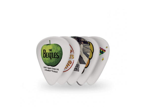 D'Addario 1CWH4-10B3 palhetas Medium Beatles Apple D'Addario 1CWH4-10B3 palhetas Medium Beatles Apple